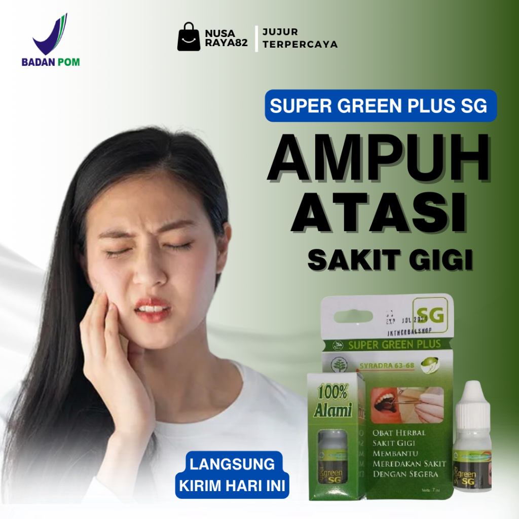 Obat Sakit Gigi Berlubang Paling Ampuh / Obat Sakit Gigi Ampuh / Obat Gigi Ngilu / Obat Gusi Bengkak