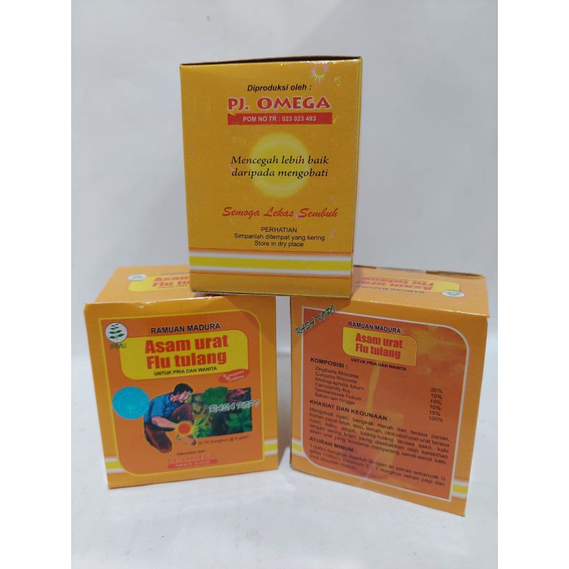 

Pj omega asam urat flu tulang