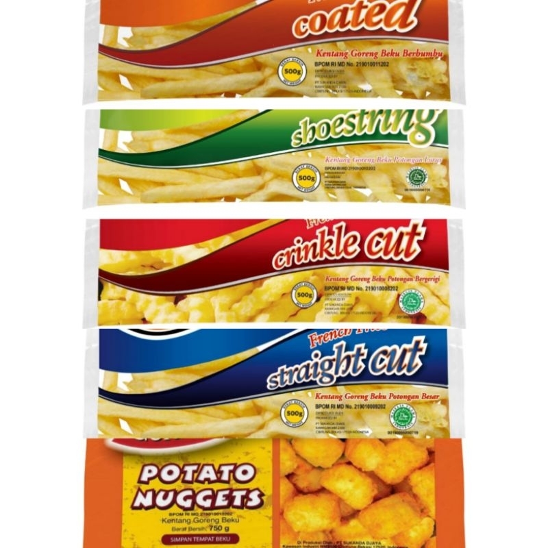 

Goldenfarm French Fries Shoestring/Coated/Crinkle/Straight Cut
