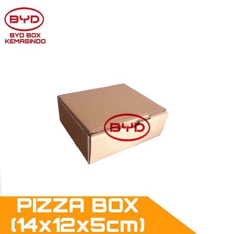 

14x12x5cm Pizza Box Karton Polos | Baru | Murah - Kardus Packing Online Shop