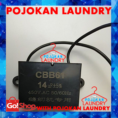 Kapasitor Dinamo Mesin Jahit Industri 14 UF 450V AC (CBB61)/16 UF 450V AC (CBB61)