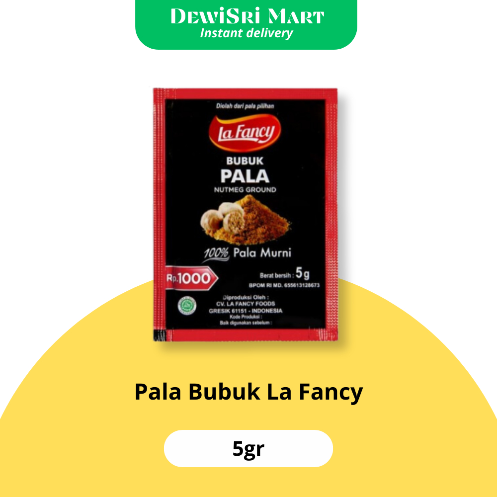 

Pala Bubuk La Fancy 5gr - Dewi Sri Mart!