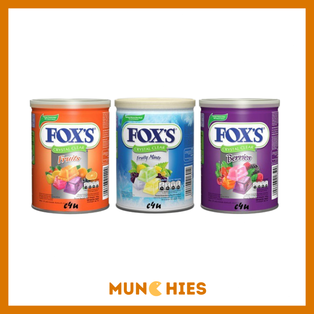 

Permen Foxs Fruit Berries Crystal Clear Kemasan Kaleng 180gr