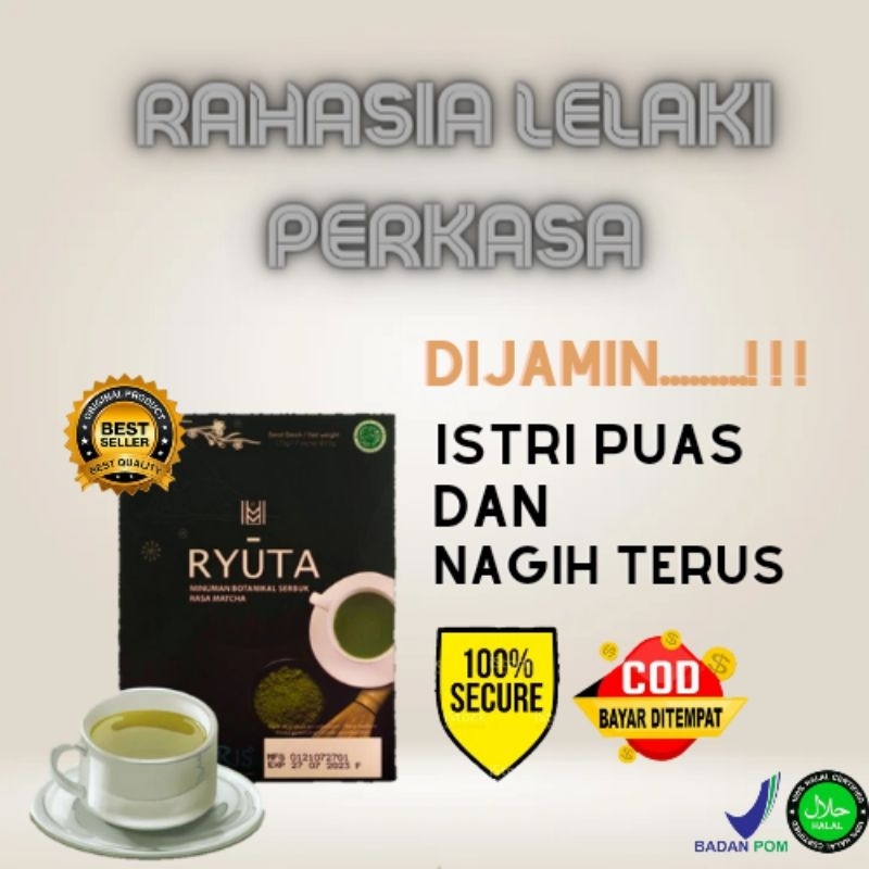 BISA COD RYUTA Minuman Teh Kuat Pria Tahan Lama Penambah Stamina Pria Terbaik Meningkatkan Kualitas 
