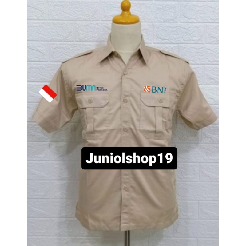 KEMEJA BUMN BANK BNI/SERAGAM BANK BNI/KEMEJA BNI/KEMEJA CUSTOM BORDIR