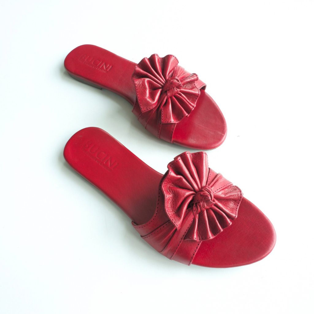 Sandal Slop Wanita Kulit Asli Premium | BUCINI KS 210 F