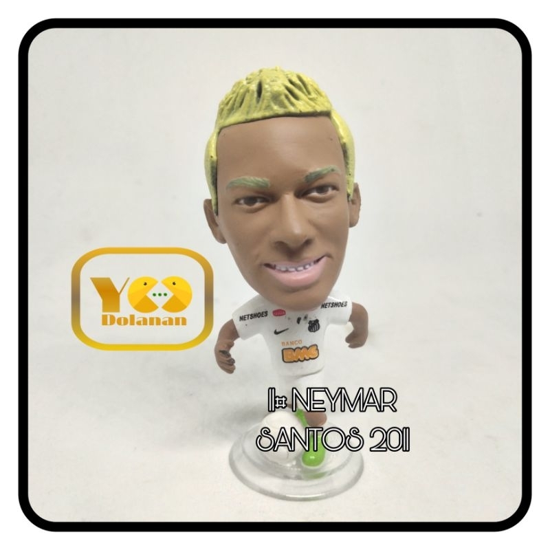11# NEYMAR - SANTOS 2011 KODOTO SOCCERWE FIGURE PEMAIN BOLA