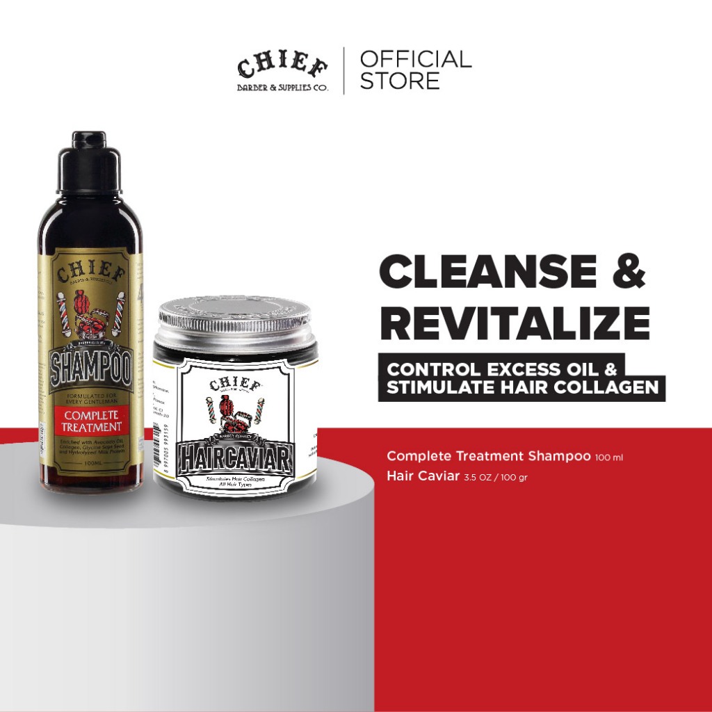 CHIEF Haircare Package | Chief Haircaviar Mask 100gr + Chief Shampoo