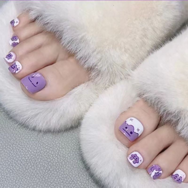 (24pcs) Kuku Palsu Aesthetic/Nail Art/Fake Nail Aesthetic