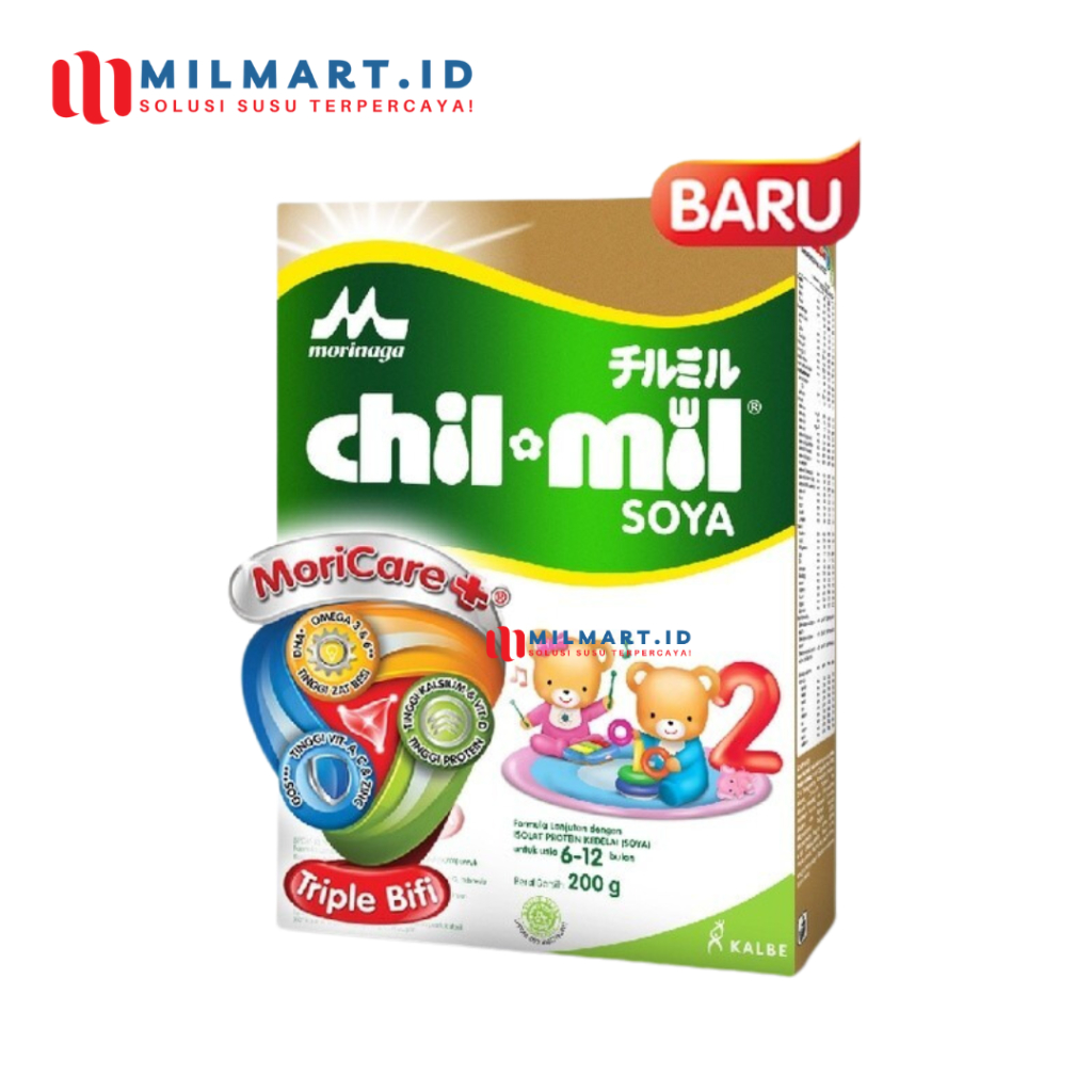 MORINAGA CHILMIL SOYA 200 G SUSU FORMULA BAYI SUSU CHIL MIL 6-12 BLN