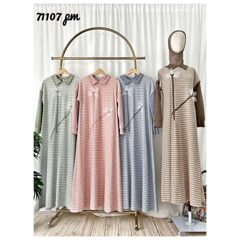 gamis kaos knit rajut by nabil