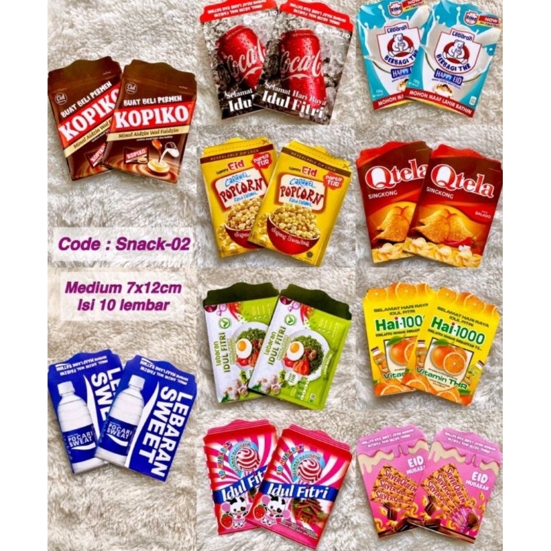 

Amplop Lebaran 90gsm isi 10