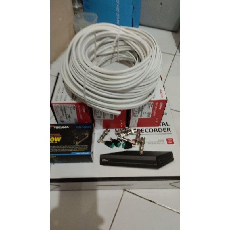 paket CCTV 2 mp 3 kamera komplit