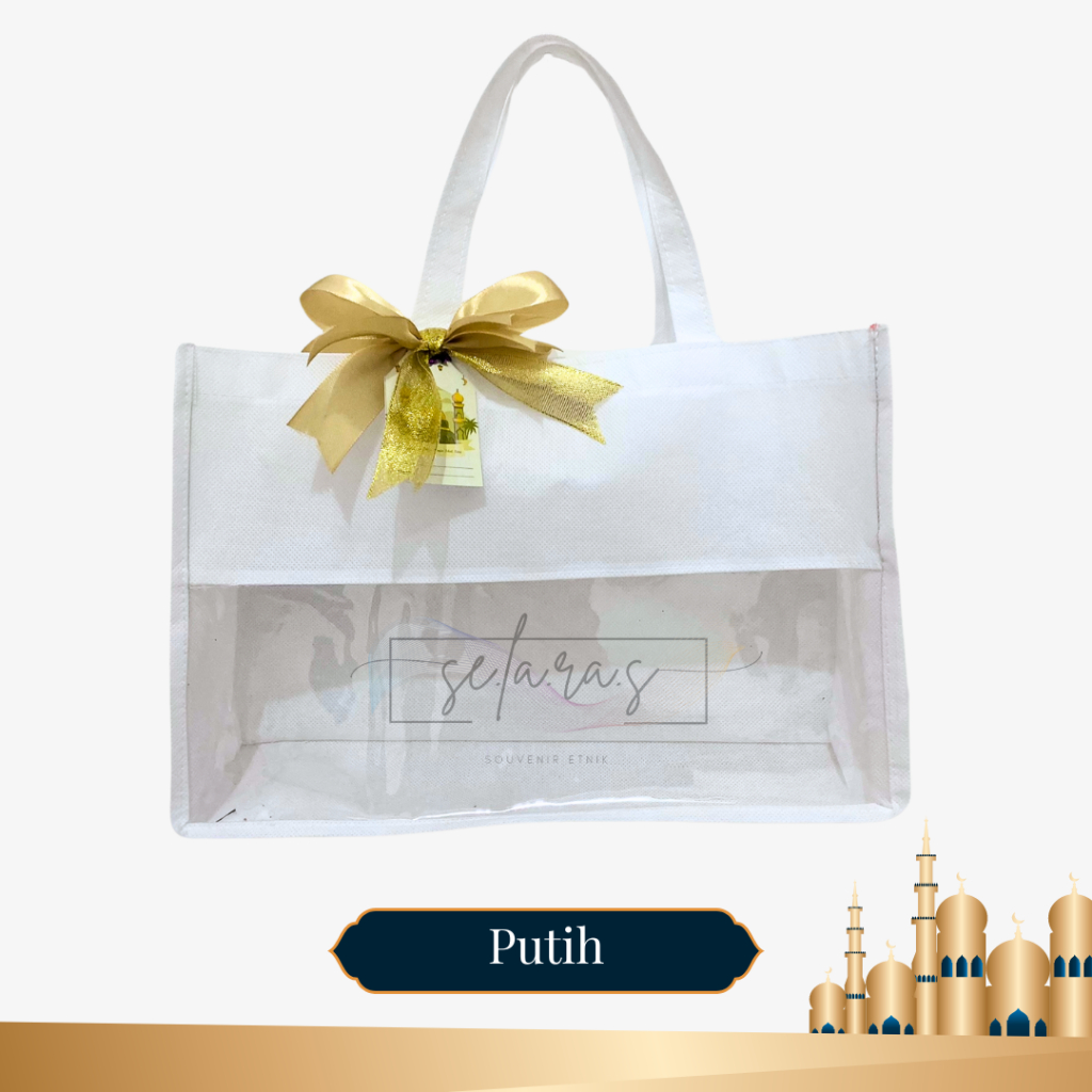 

TOTE BAG SPONBOUND MIKA UNTUK HAMPERS PARCEL GOODIE BAG