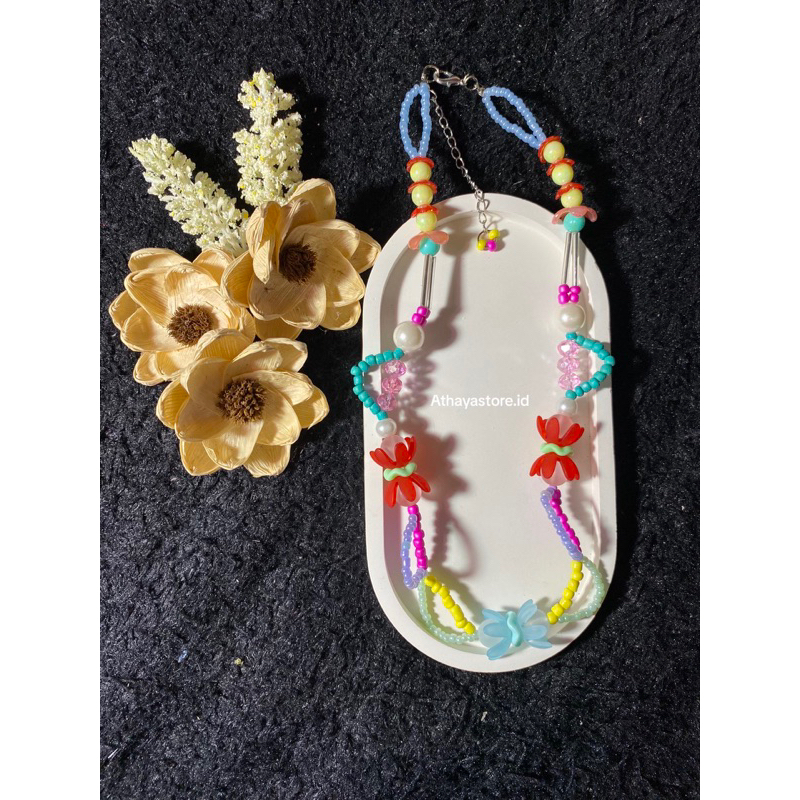 Kalung Mutiara Premium - Kalung Manik Premium - Kalung Korean Style - Kalung Hijab