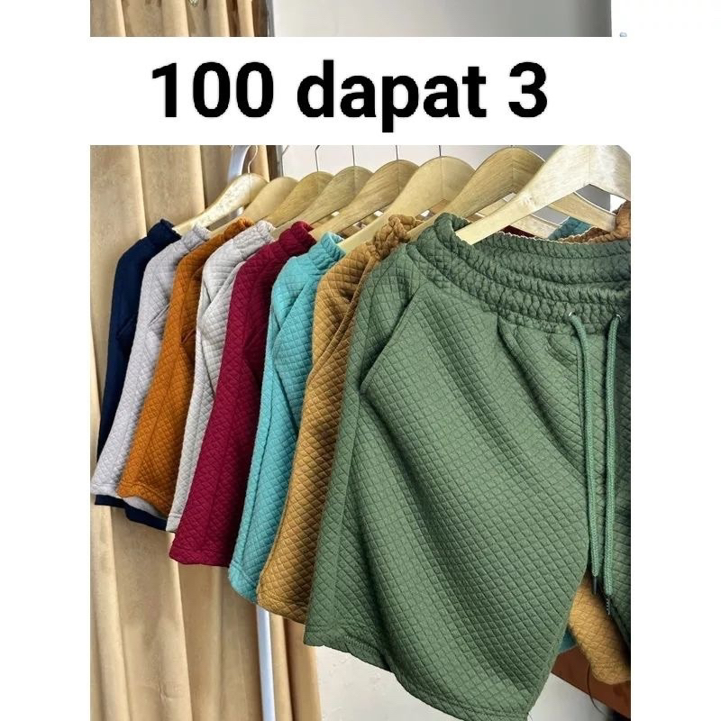 PROMO!! 100 RIBU DAPAT 3 PCS CELANA PENDEK PRIA CELANA BRODSHOT COMVY