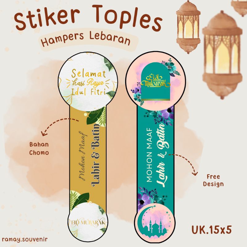 

STIKER TOPLES MURAH/STIKER HAMPERS LEBARAN/STIKER CHROMO HAMPERS/STIKER TOPLES TERLARIS