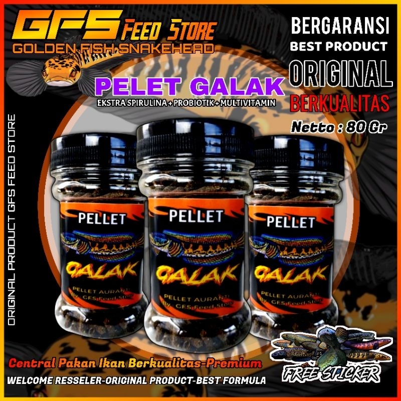 Pellet Channa Auranti Pellet Galak-GFS