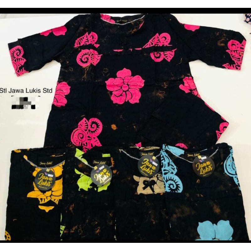 BATIK WANITA // stelan jawa lukis UKURAN STANDAR DEWASA