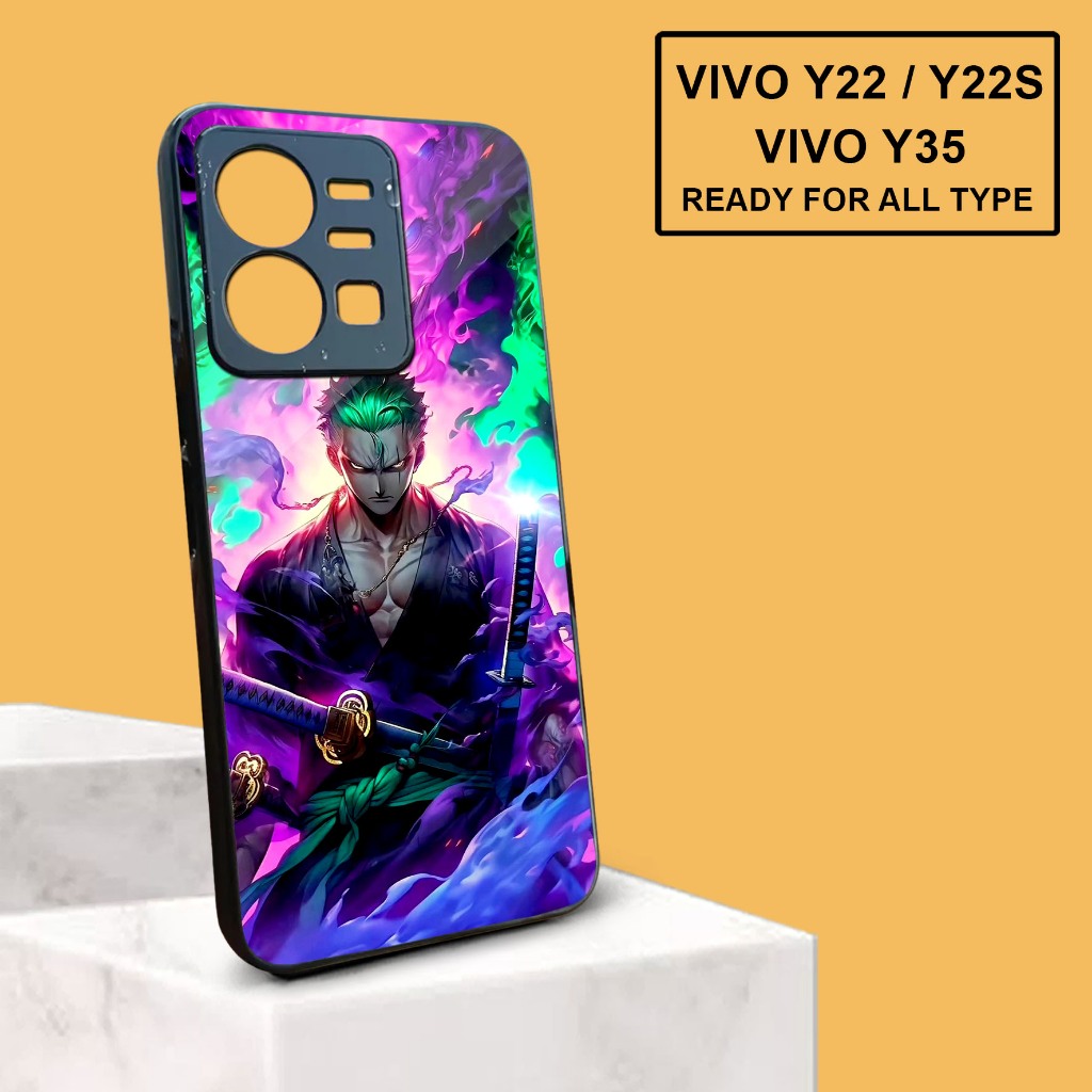 CASE VIVO Y22 VIVO Y22S VIVO Y35 - ( ZORO ) - CASE GLOSSY - CASE HP - CASING HP - SOFTCASE HP - KESI