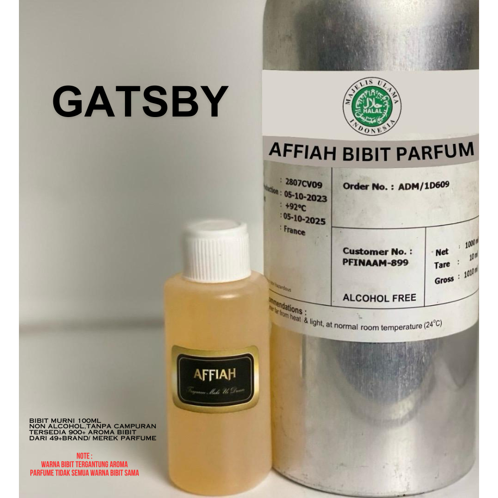 BIBIT PARFUM PRIA DISUKAI WANITA GATSBY 100ml ORIGINAL REPACK