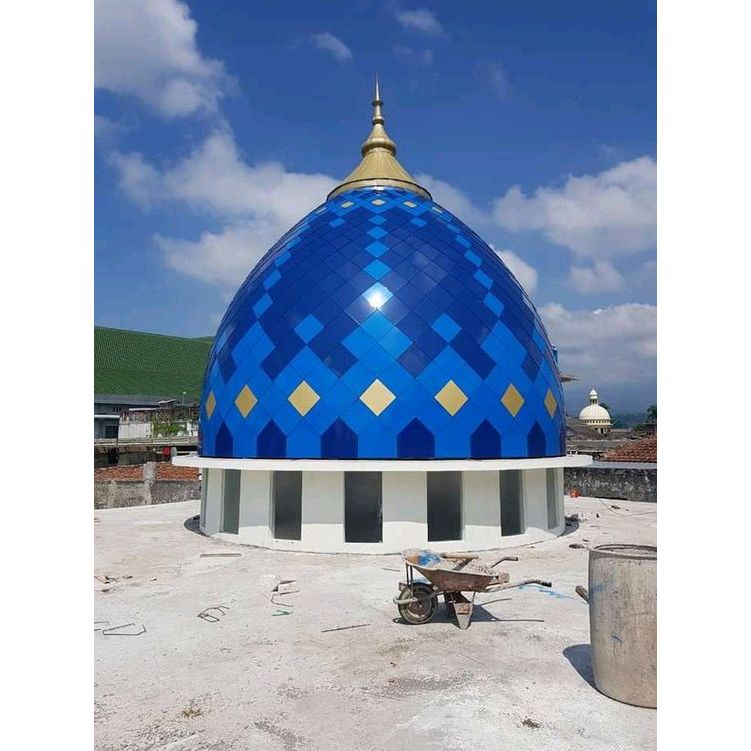 Kubah Masjid Galvalum Sumatera Selatan