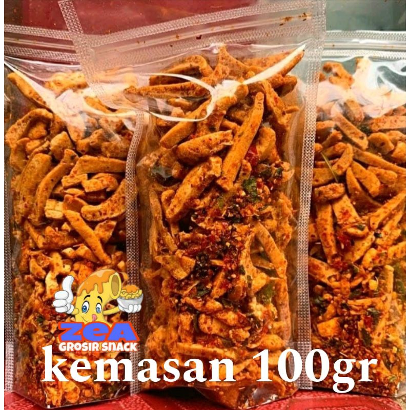 

basreng extra pedas daun jeruk gurih kriuk garing 100gr