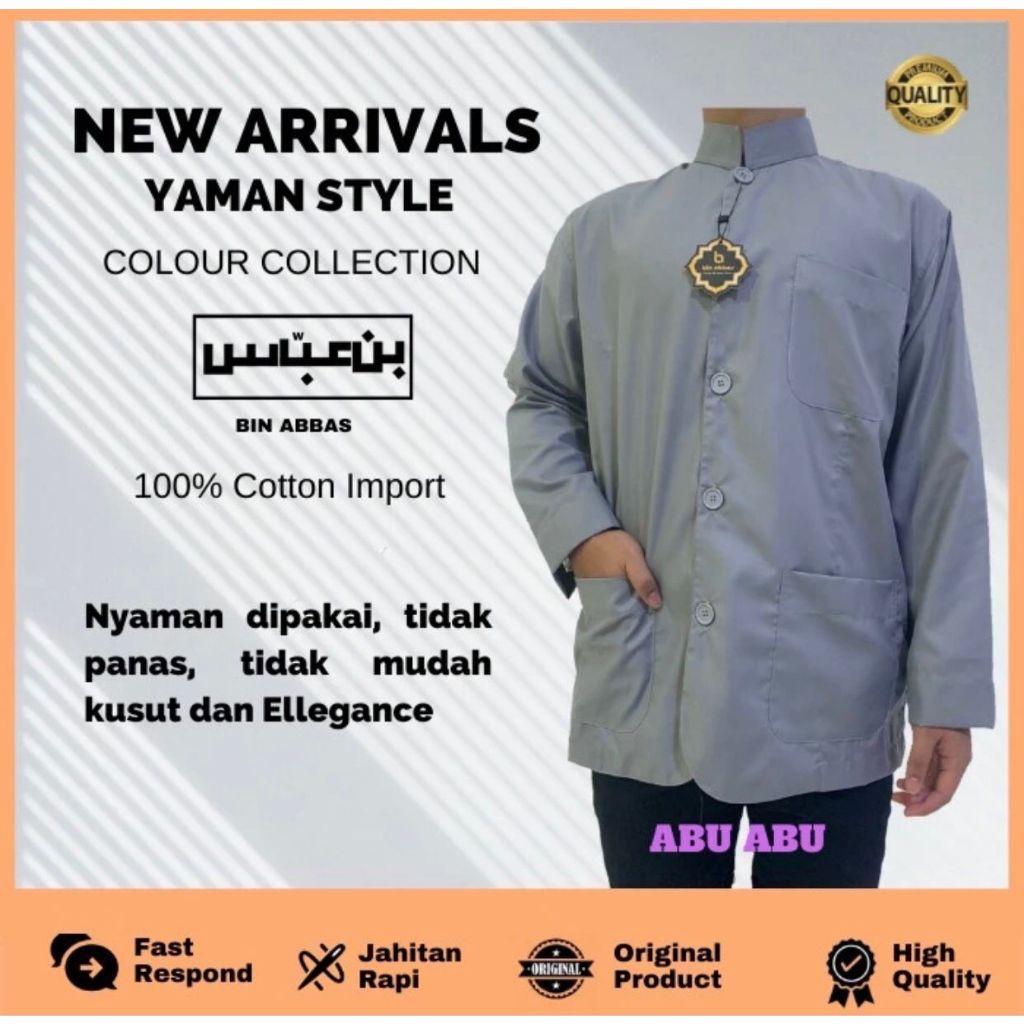 BAJU KOKO HABAIB PREMIUM JUMBO STYLE YAMAN ABU ABU