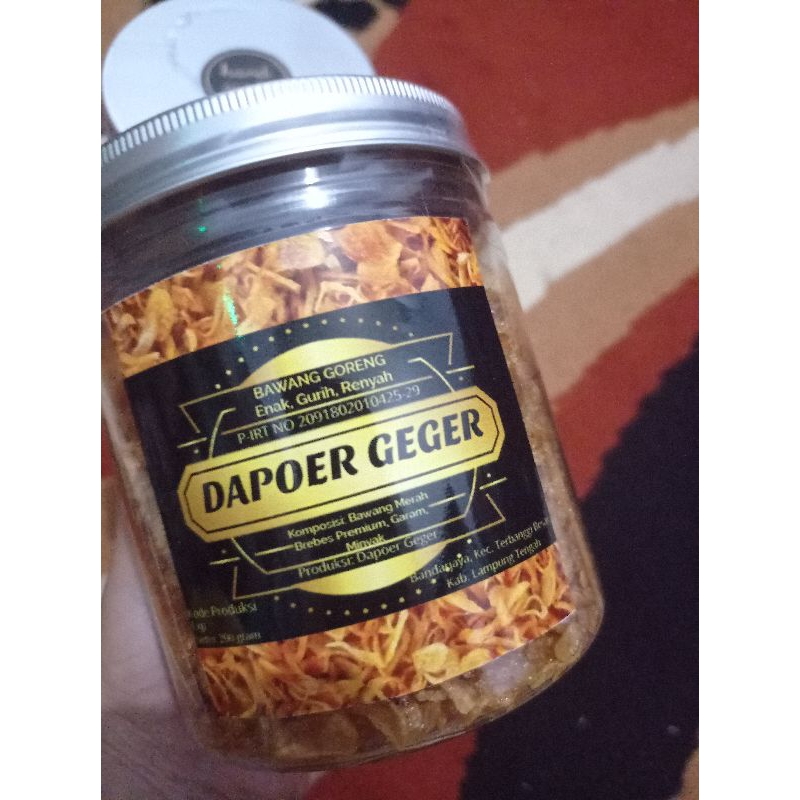 

Bawang Goreng murni tanpa tepung