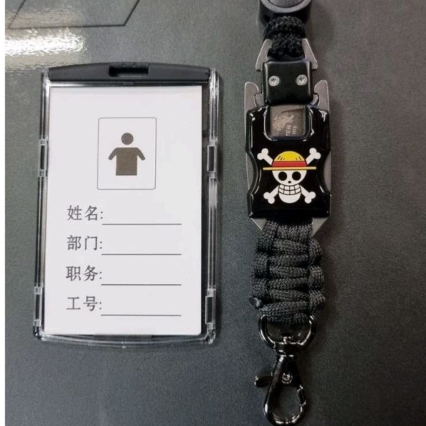 

lanyard tactical logo anime one piece plus cover mika