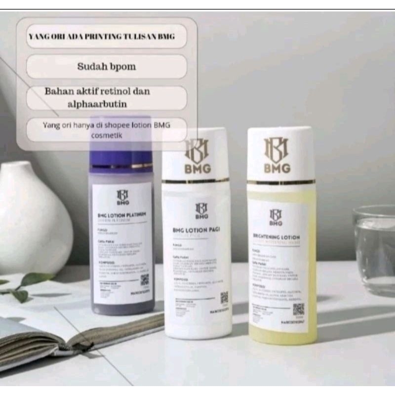 BMG LOTION ANGGUR KUNING / HB BMG/LOTIOAN PEMUTIH BADAN BMG ORI