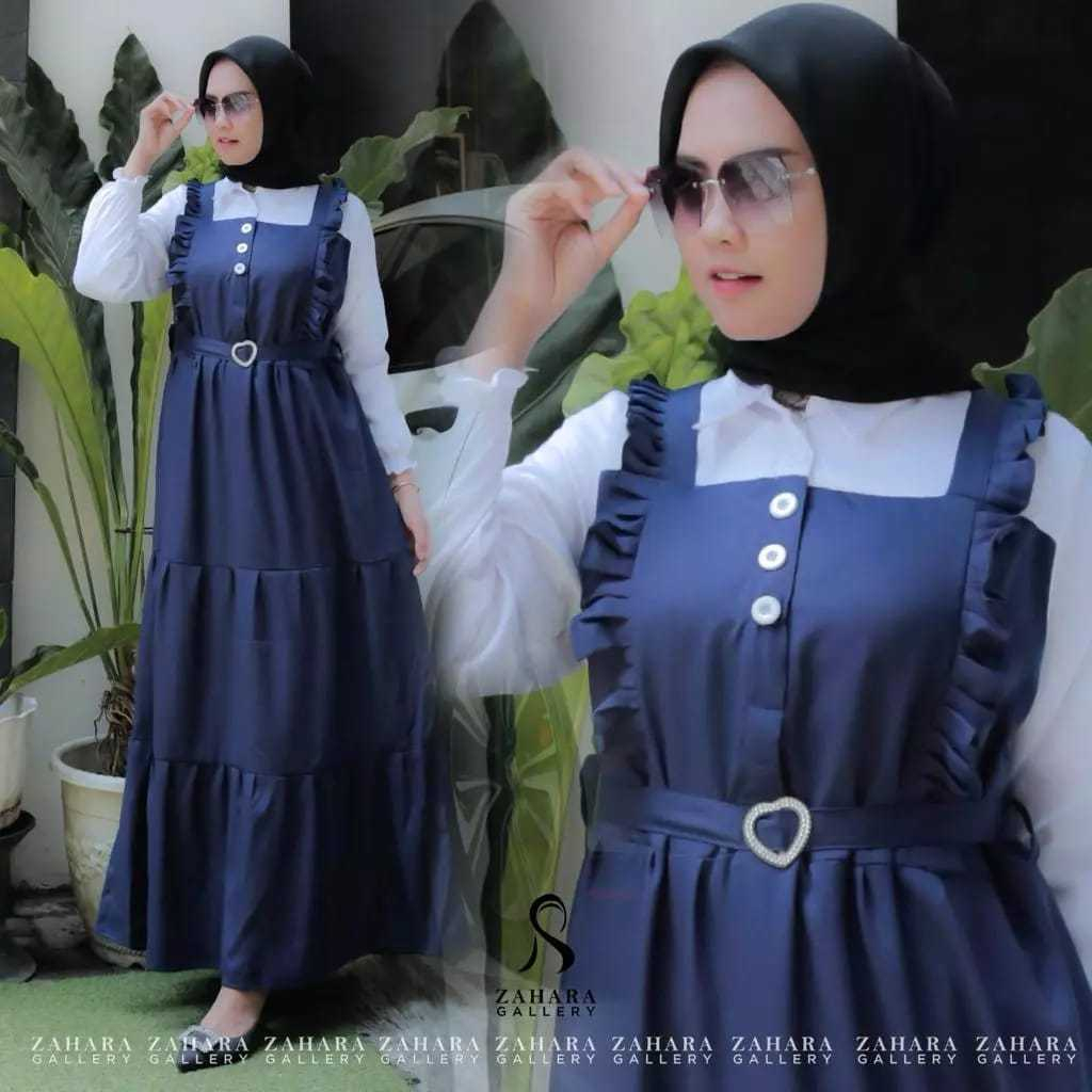 Livy Dress korean style | gamis remaja | gamis terbaru | gamis kekinian
