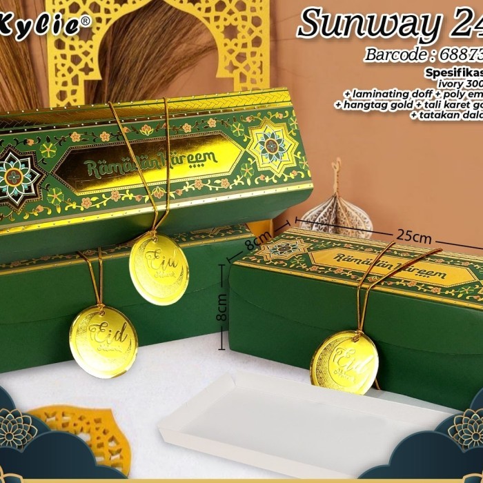 

Box kue packaging lebaran idul fitri dus bolu gulung