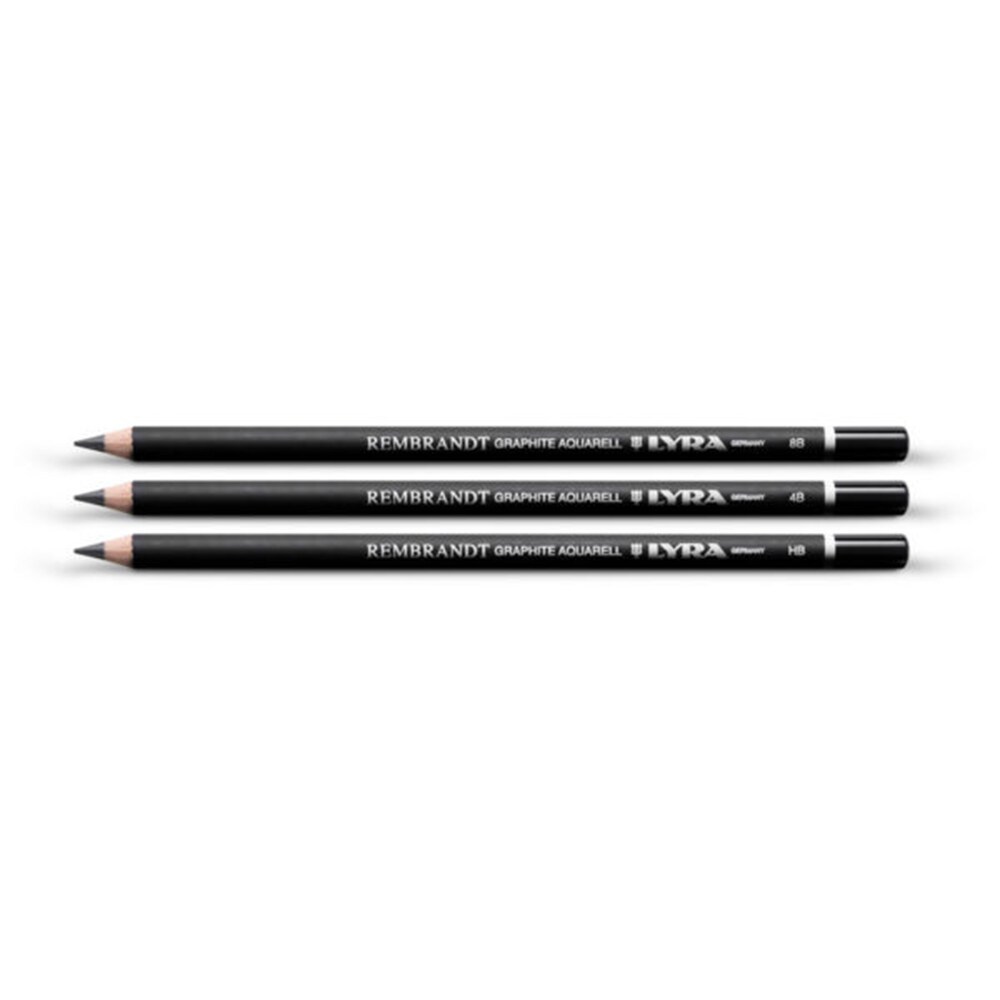 

Lyra Pensil Gambar Rembrandt Graphite Aquarell HB/4B/8B - Bisa Di-blend Air, Untuk Grafis & Desain