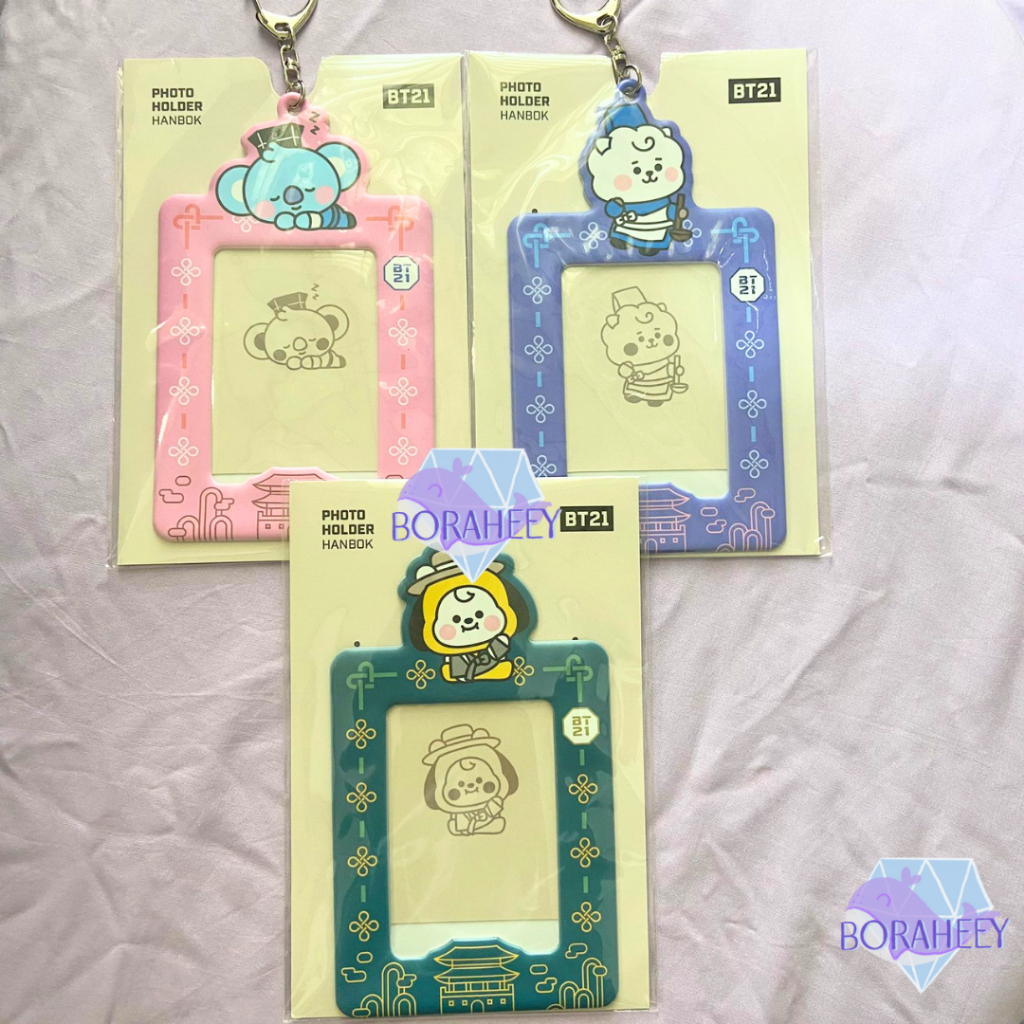 [READY] OFFICIAL BT21 PHOTOCARD HOLDER HANBOK MPC PC