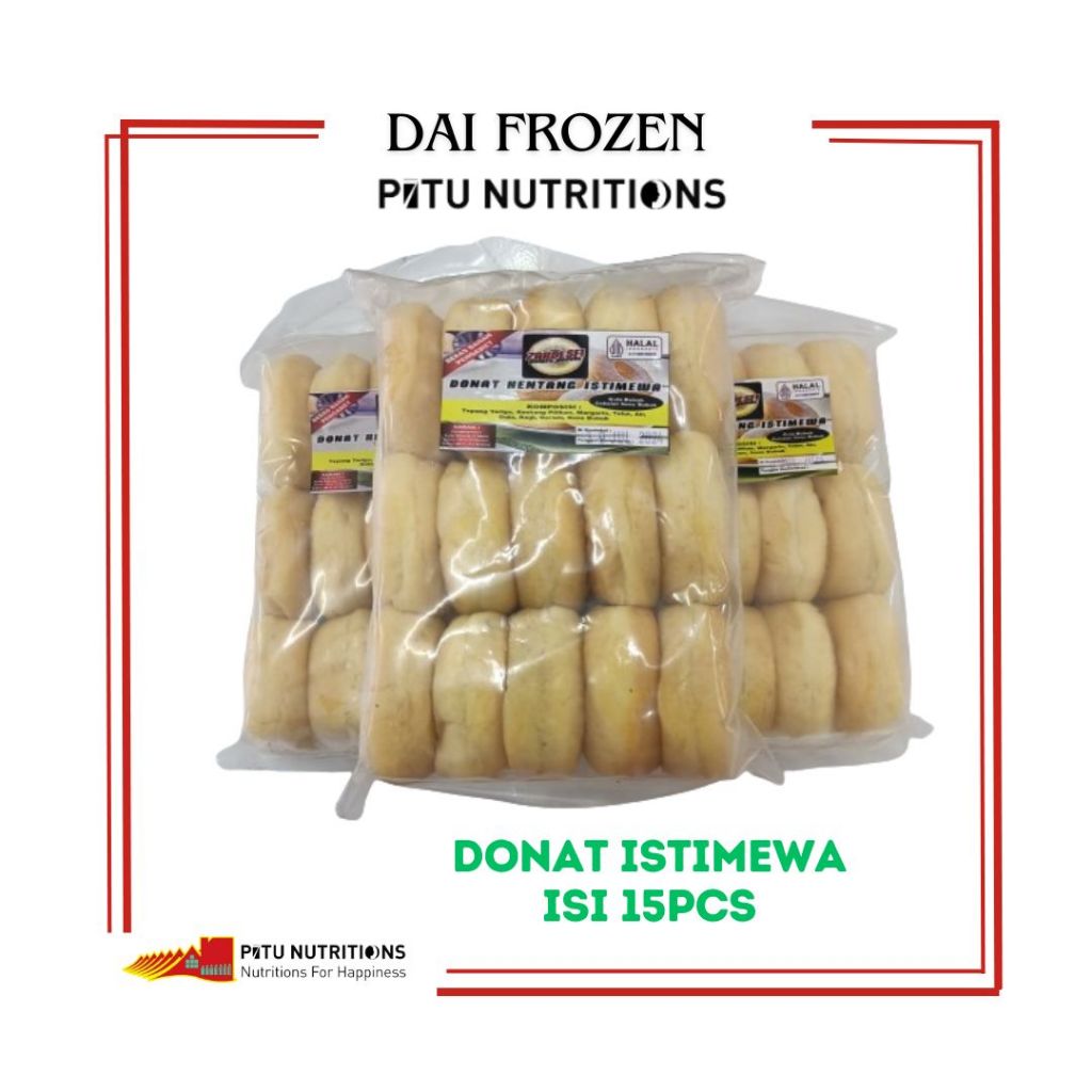 

Donat Kentang istimewa isi 15pcs
