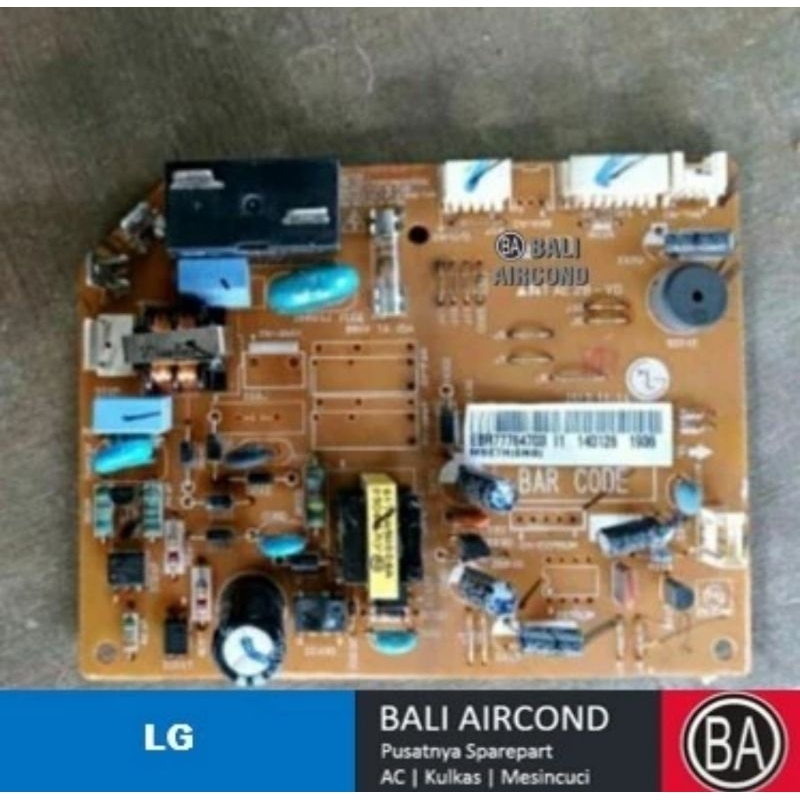 Indoor Pcb Ac LG Jetcool R410 T05NL T07NL T09NL T05NLA Soket Sensor Putih Original