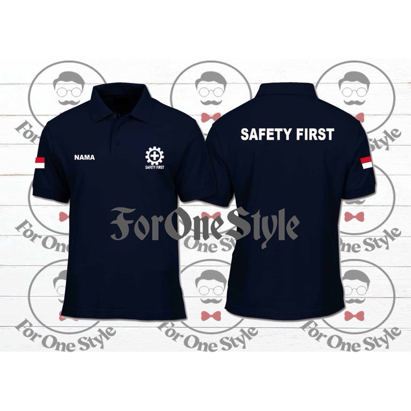 [COD] Kaos K3 / Safety First - kaos kerah premium cotton polo