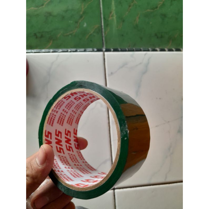 

Solasi /Lakban warna hijau 48*50y full color
