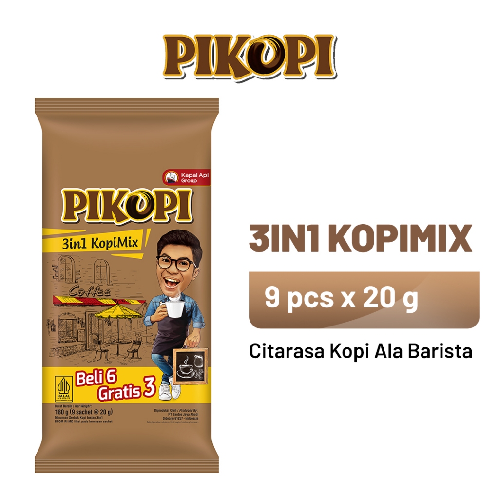 

PIKOPI Kopi Mix 1 Pack (9 x 20 gr)