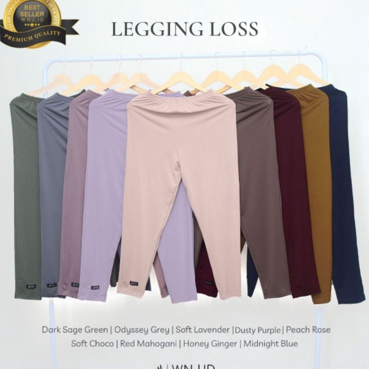 Promo WANOJA LEGGING LOSS INNER CELANA DALAMAN GAMIS WANOJA  WANOJA  LOSS