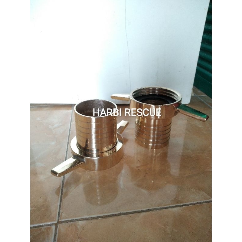 Coupling pompa tohatsu female 3 inch kuningan pemadam api