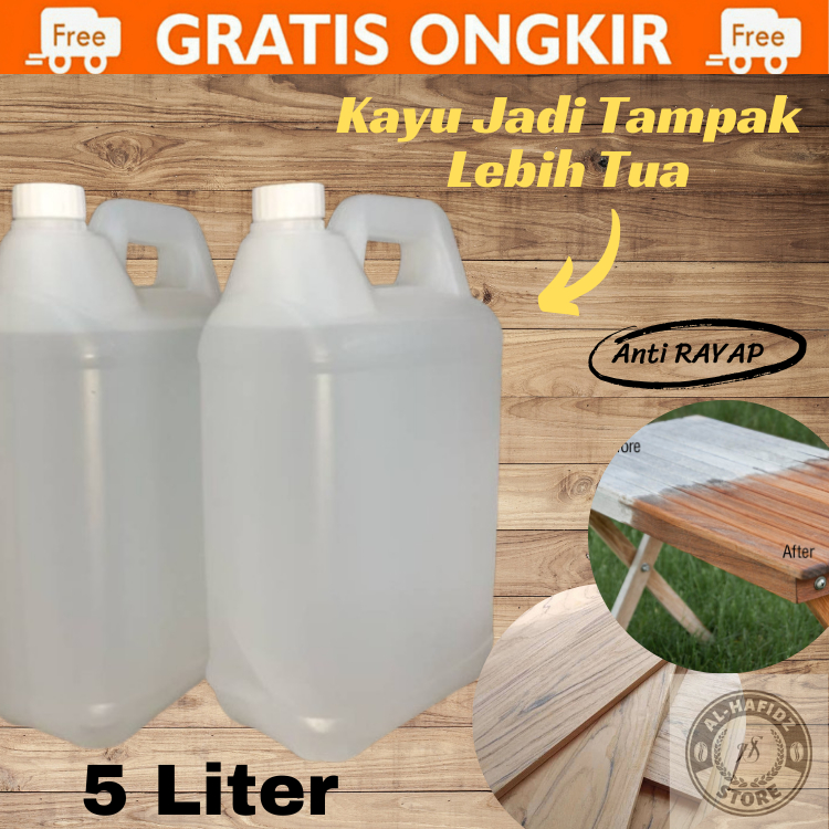 Politur Obat Penua Penyama Pengawet Pernis Cat Pewarna Warna Kayu Jati Anti Bubuk Jamur Rayap Mati P
