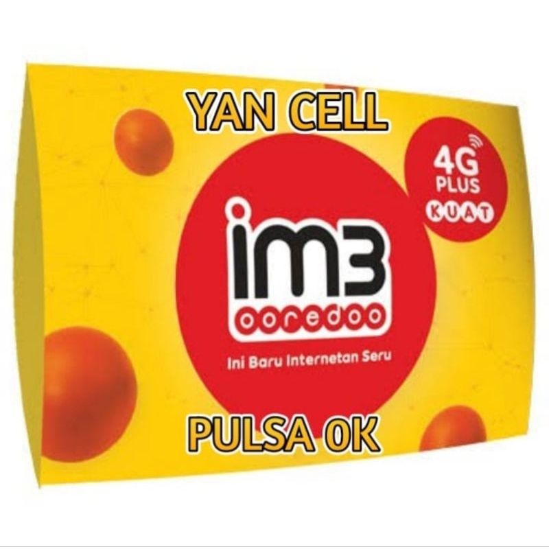 KARTU PERDANA INDOSAT/IM3 PULSA 0k (nasional)