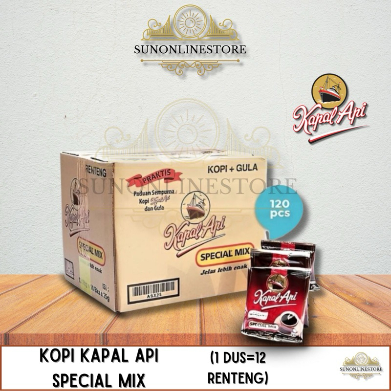 

Kopi Kapal Api Spesial Mix 1 Dus (12 Renteng) 23g