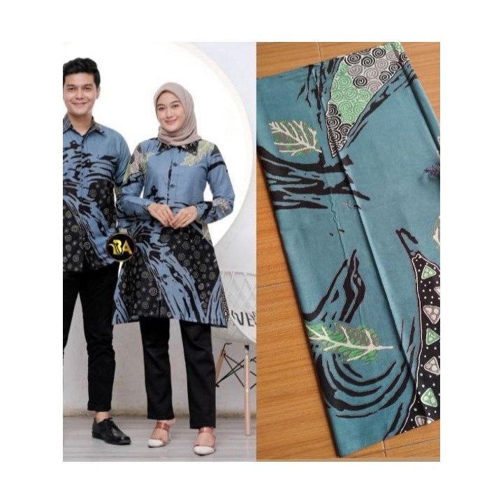 Kain Batik Katun Motif APRILIA DENIM