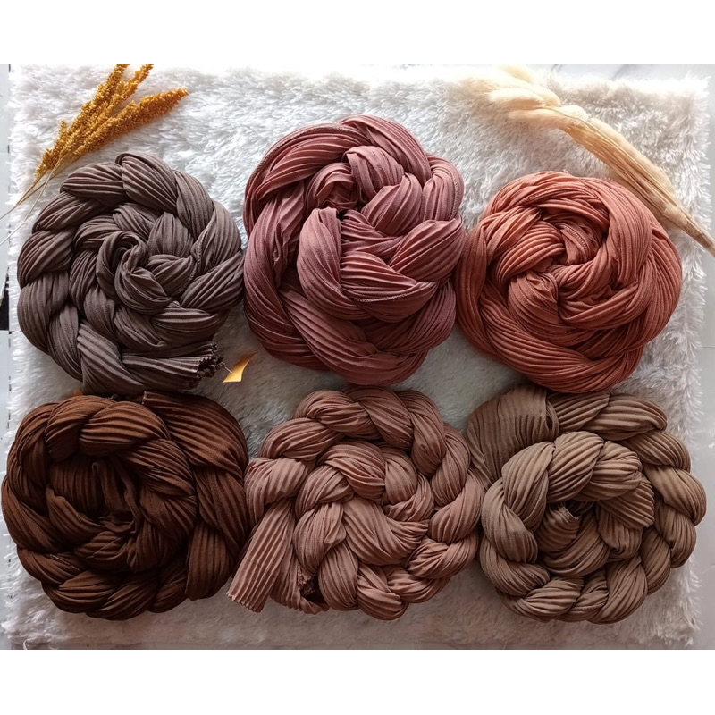 Jilbab Pasmina Plisket