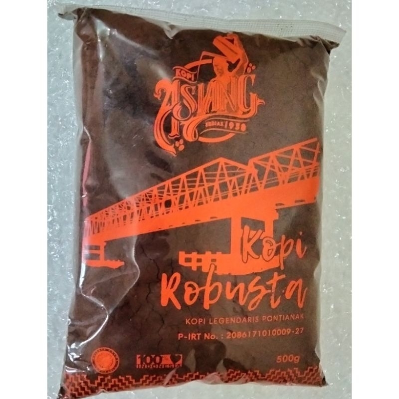 

Kopi ASIANG Pontianak (500g) Coffee Powder / Kopi Tradisional / Kopi Robusta / Kopi Bubuk / Kopi Pontianak / Oleh oleh Khas Pontianak