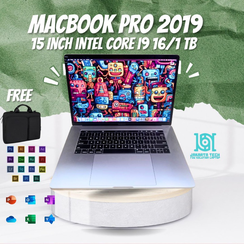 MacBook Pro 15 inch 2019 core i9 16/1TB