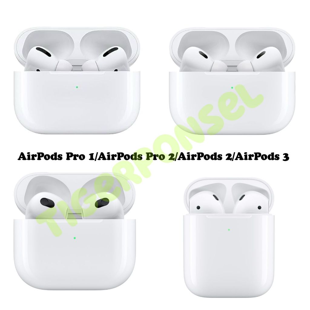 Apple Airpods Pro 1/Airpods Pro 2/Airpods 3 / Airpods 2 With Wireless Charging Case second original 100% bergaransi EX Inter